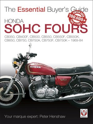 cover image of Honda SOHC Fours 1969-1984
